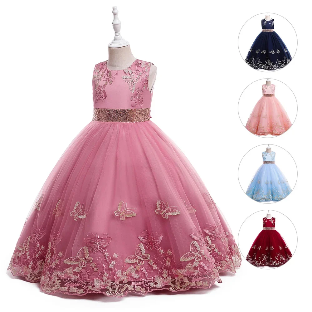 

New Children's Dress Princess Dress Girl's Performance Dress Birthday Model Show Evening Dress