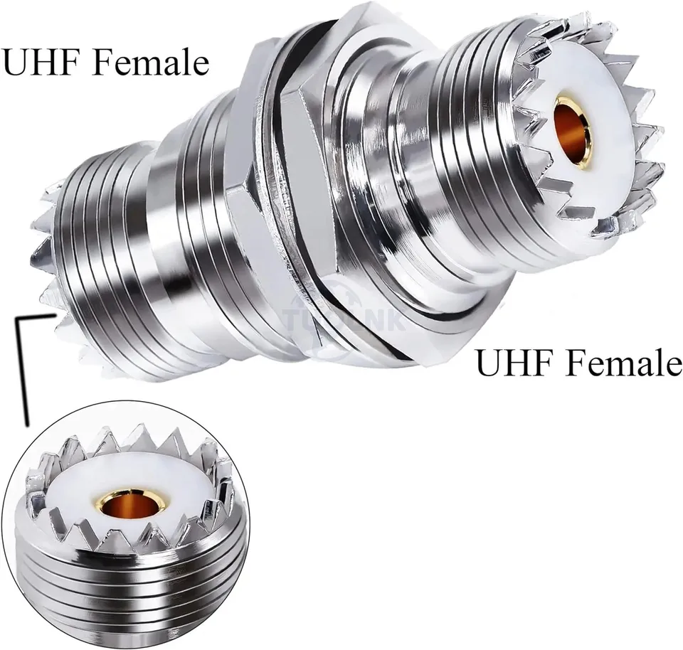 Adattatore Per Antenna Pl259 Adattatore Angolo Retto UHF PL259 Maschio A SO239 Femmina CablesOnline RF-U103 CablesOnline Adattatore UHF 90 Gradi - Foto 5