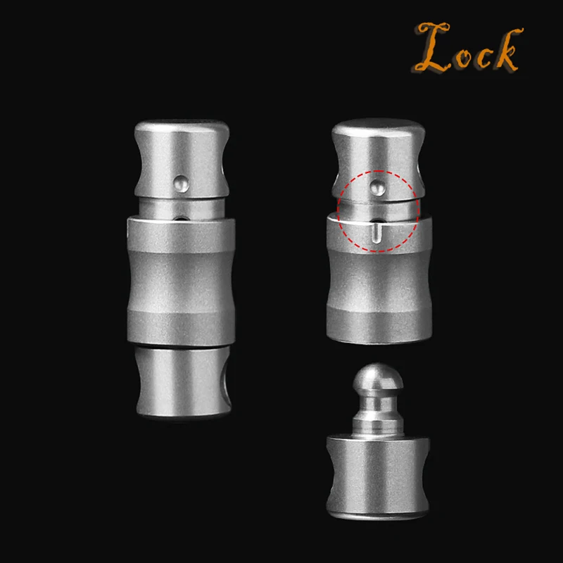Titanium Alloy Quick Release Keychain - Ultra Light, Durable, Anti-Drop & Anti-Lost EDC Accessory