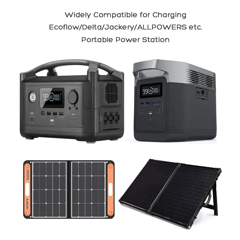 DC8mm/DC7909 Female XT60 Female Connector Solar Panel Connector Cable Charging Cable ALLPOWERS Ecoflow Jackery Anker Bluetti Solar Generators