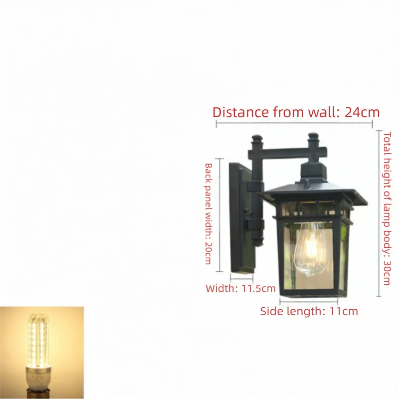 DUOSHANG | Waterproof Outdoor Wall Light For Balcony Path Garden
