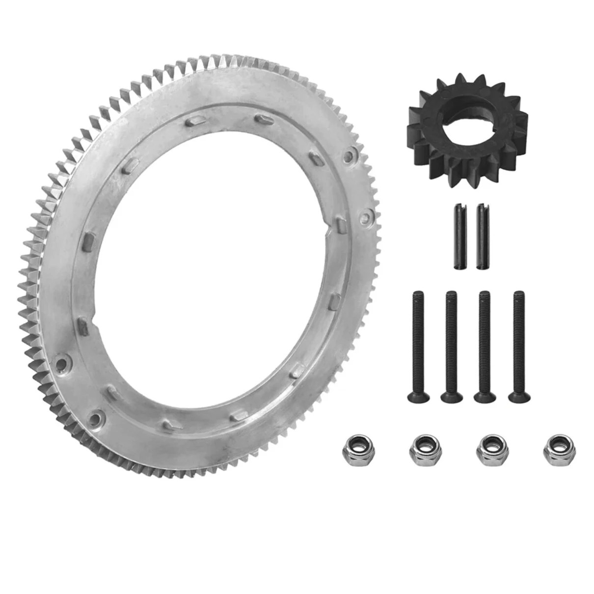 1Set Flywheel Ring Gear Kit Replacement Parts For Briggs & Stratton 392134 399676 696537 19K400 19G437-1190-E1 Engines Accessory