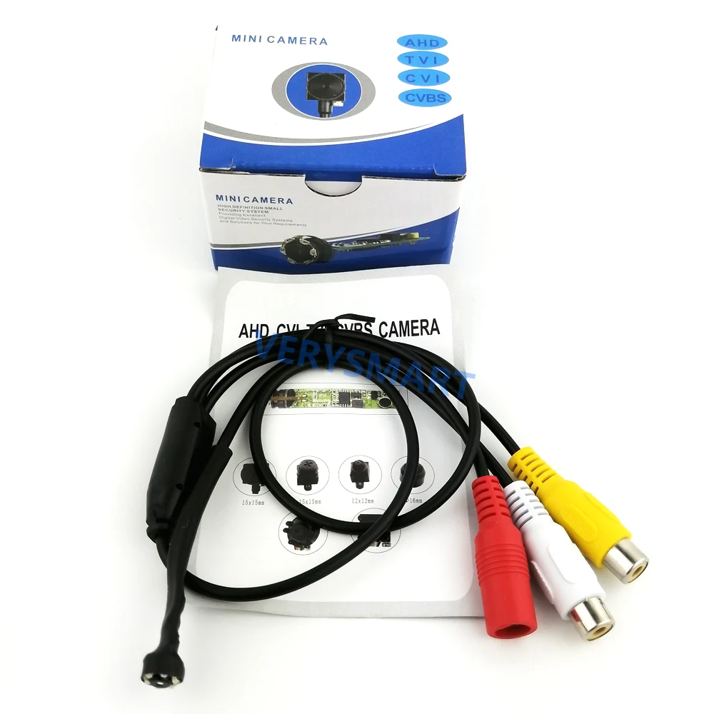 CVBS Small Mini Analog CCTV Security Camera HD 3.6mm 90degree 700TVL 6PCS Infrared IR LEDs Night Vision Camera 5