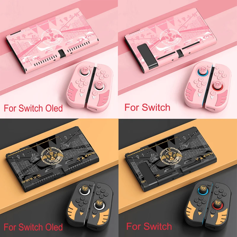 Custodia In Silicone Thumb Stick Cap Protector Per Nintendo Switch/Ns Oled Joy-Con Controller Tpu Soft Hand Grip Shell Button Cover