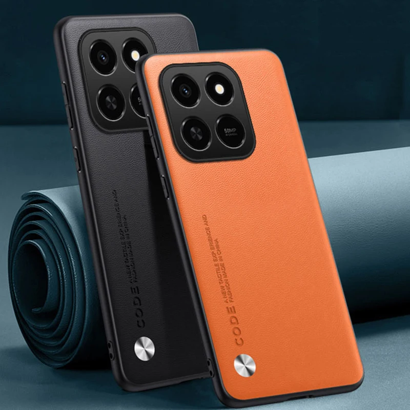 Luxury PU Leather Shockproof Phone Case - Full Protection Back Cover