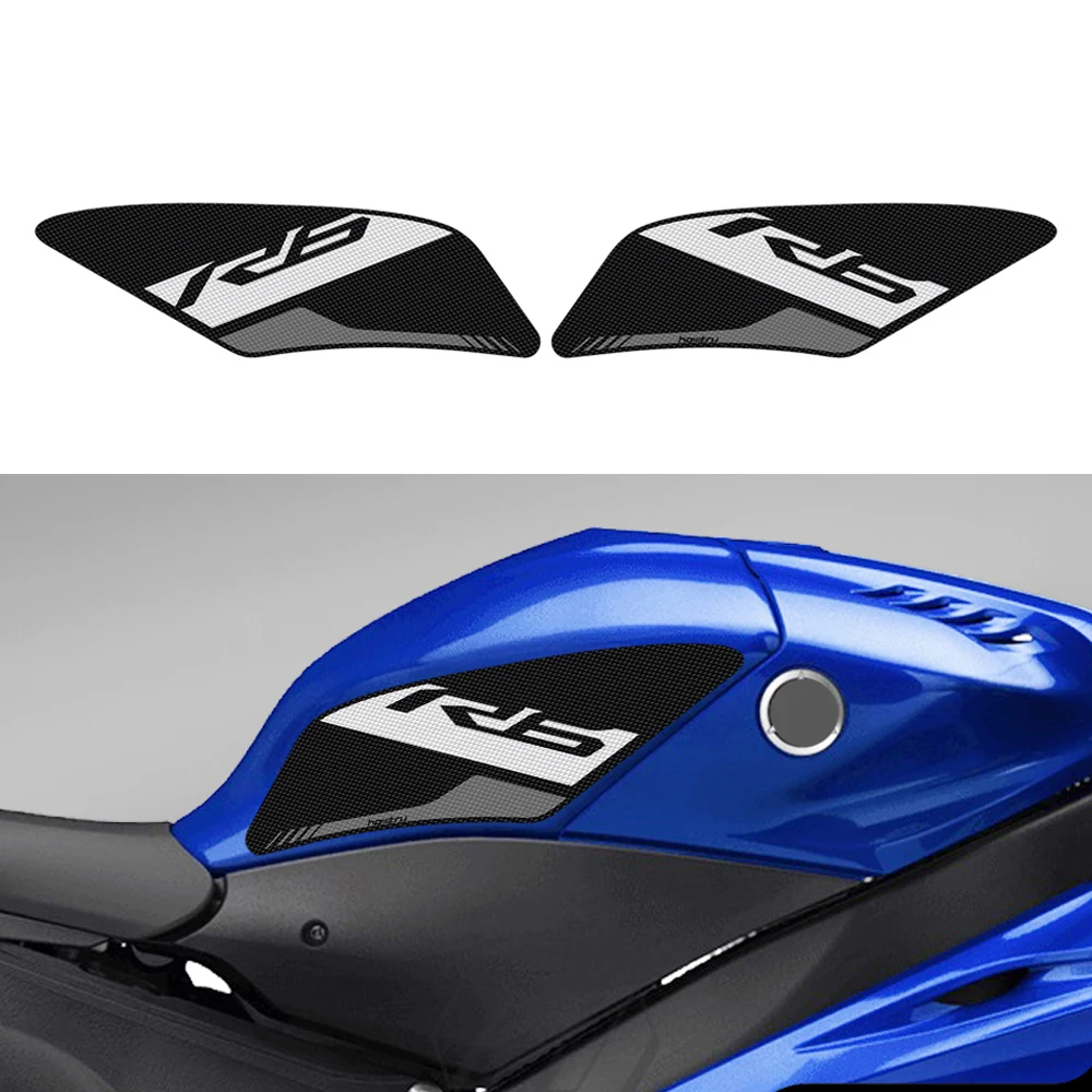 Motorcycle Accessorie Side Tank Pad Protection Knee Grip Mat For Yamaha
