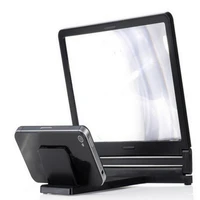 3D Mobile Phone Screen Amplifier Magnifier Amplifying Stand Movie Portable Foldable Desktop Bracket Glass Smartphone Holder 6
