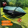 Camping Hammock Bottom Mosquito Cover Outdoor Hammock Quick Opening Detachable Mosquito Net 4