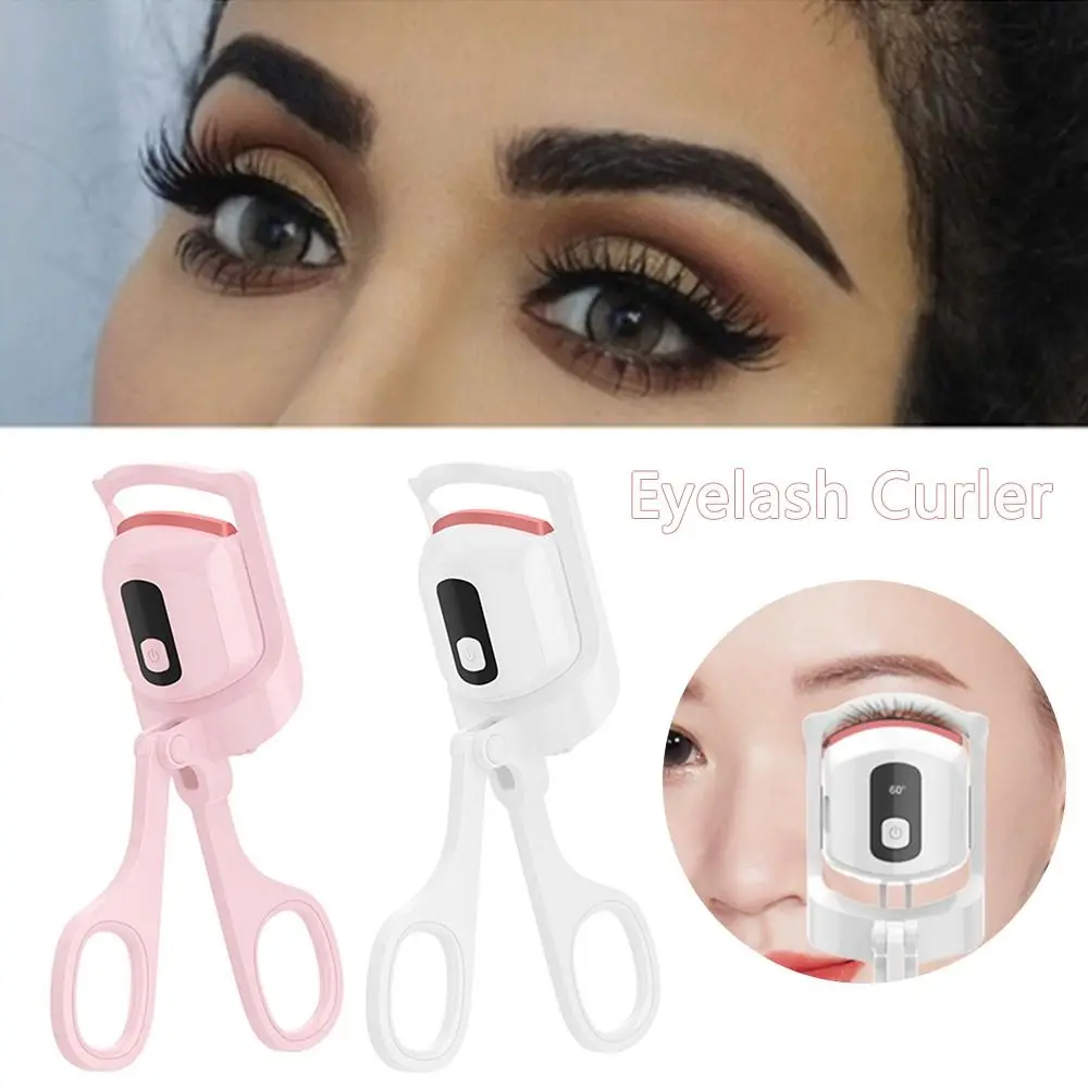 1PC Portable Electric Heated Eyelash Curler Comb Long Lasting Eyelashes
