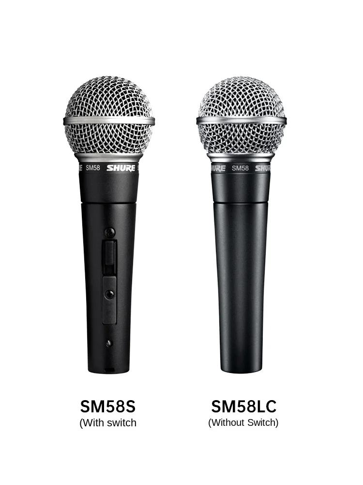 

Sm58s Moving Coil Microphone Live Stage Performance Karaoke Professional Microphone Wired Microphone