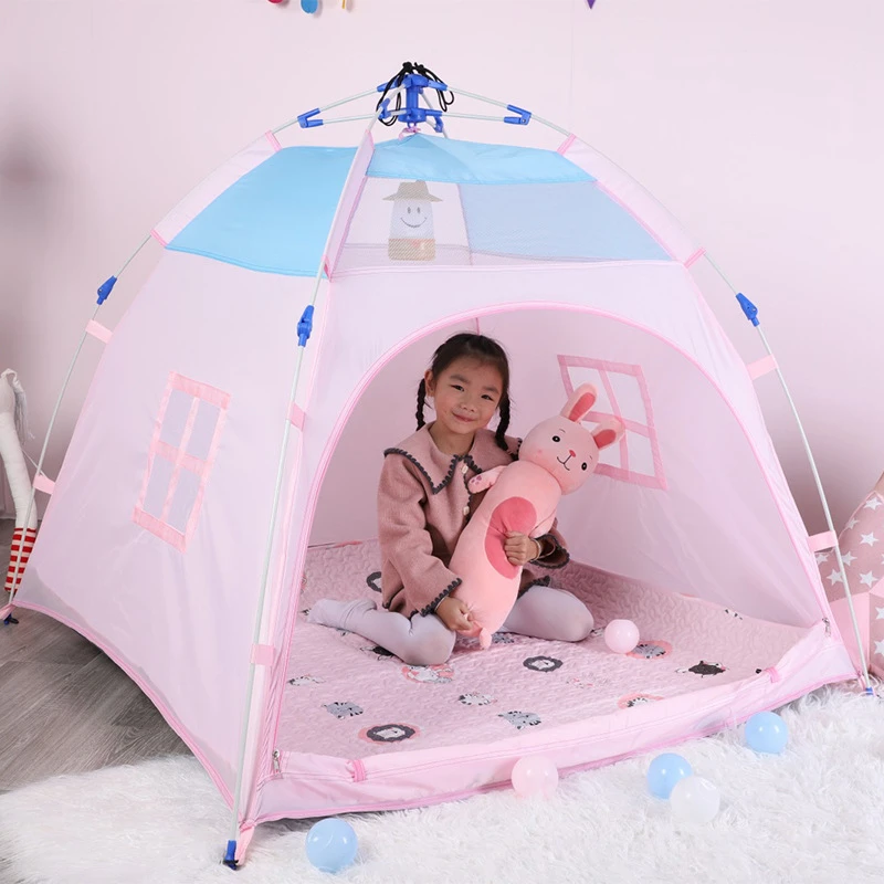 Induceren Parasiet zondaar 1.2m draagbare kindertent autometische opvouwbare kindertenten baby  speelhuis grote meisjes jongen kinderkamer decor| | - AliExpress