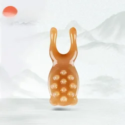 Enhanced Resin Guasha Facial Massage Tool for Lifting and Puffiness Reduction (A)