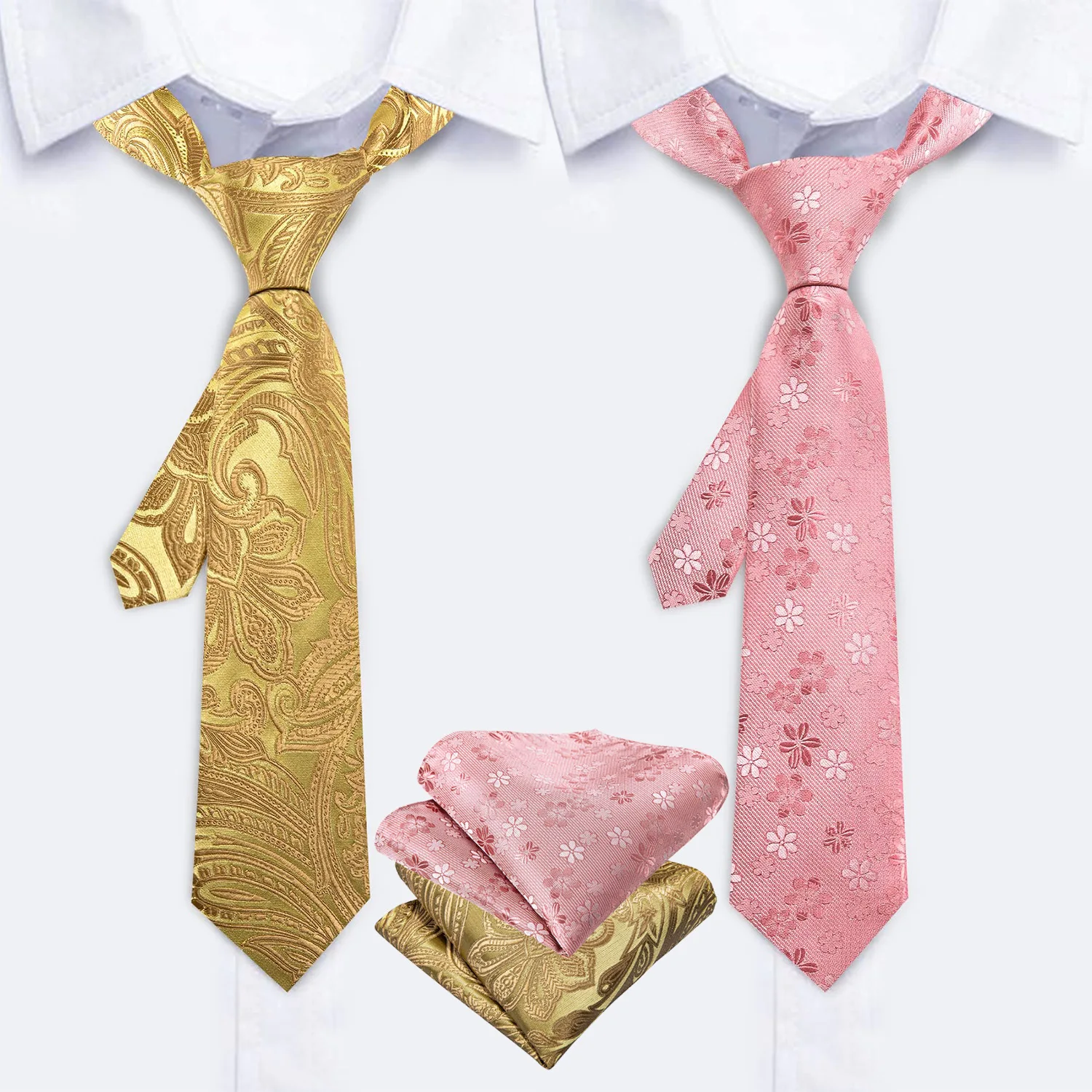 Woven Necktie Necktie Set Clip On Tie Children Tie Jacquard Silk Necktie
