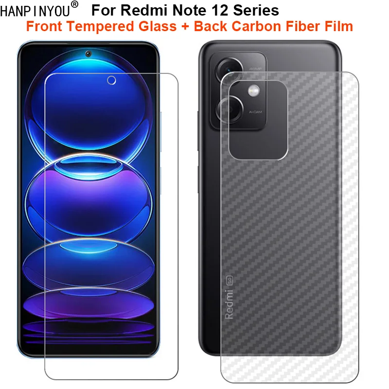 Coque Xiaomi Redmi Note 12 Pro Plus Verre Trempé Fibre Carbone