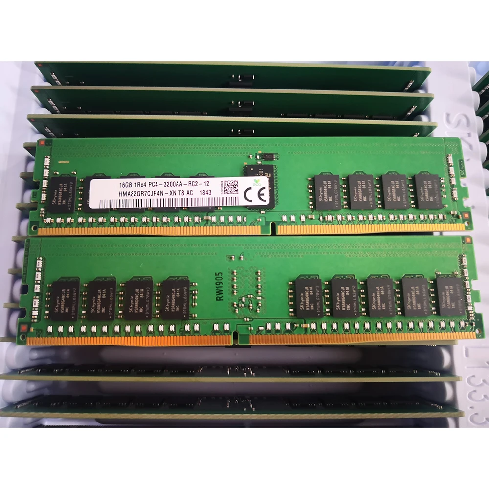 1 PCS Memory For SK Hynix RAM 16GB 16G 1RX4 PC4-3200AA ECC REG HMA82GR7CJR4N-XN 7 1 PCS Memory For SK Hynix RAM 16GB 16G 1RX4 PC4-3200AA ECC REG HMA82GR7CJR4N-XN - Image 5