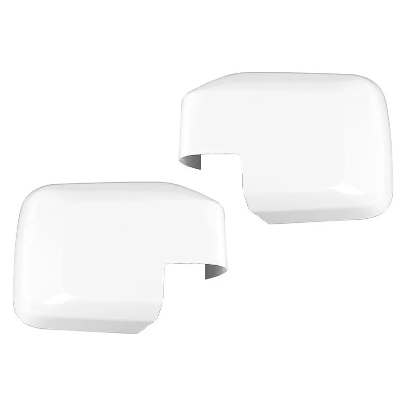 

1 Pair Car Side Door Rearview Mirror Cover Cap White ABS Fit For Ford Bronco 2021 2022 2023