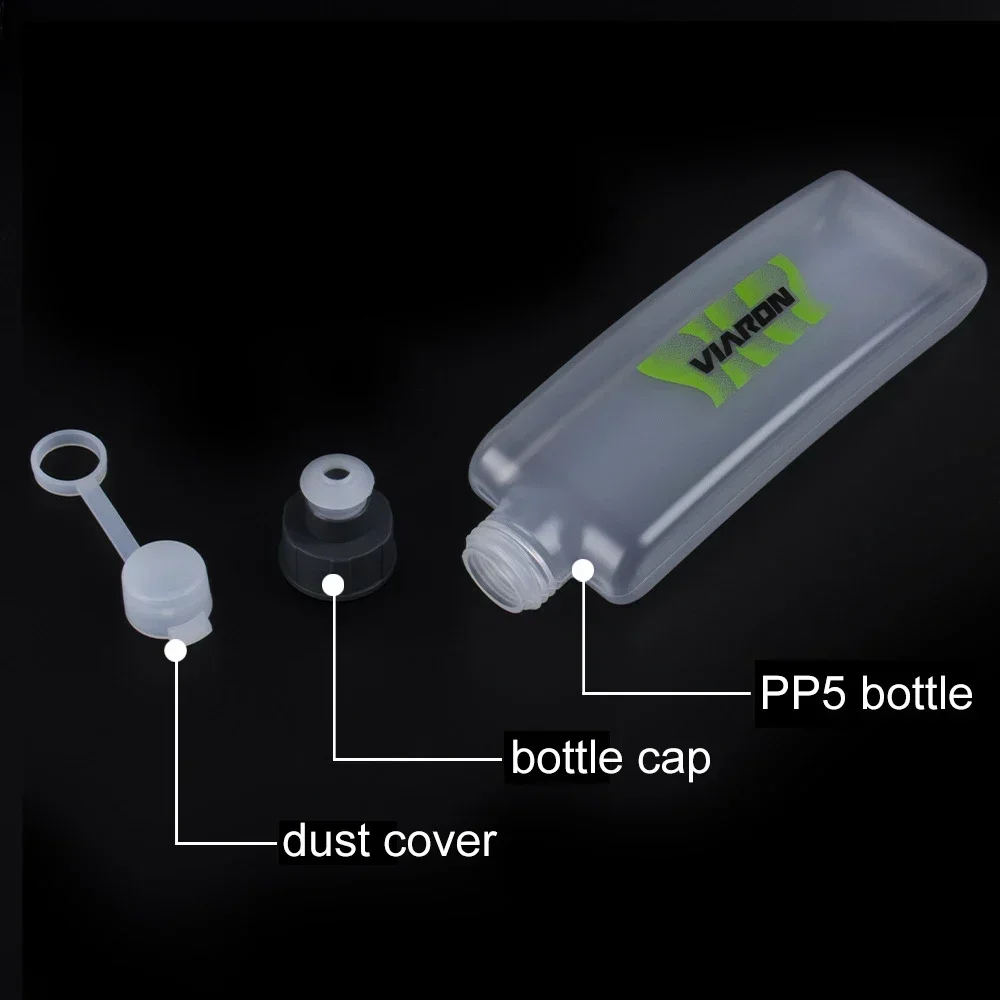 400ML Sport Water Bottle Push-Pull Spout Arc Leak-proof Waist Bag Hydration Bottle Gym Fitness Running Cycling Water