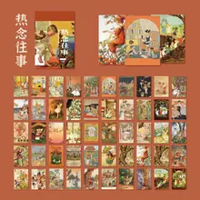  50 sheets Time singing series Decorative Stickers Book Scrapbooking Label Diary Stationery Album Phone Retro Journal Planner 