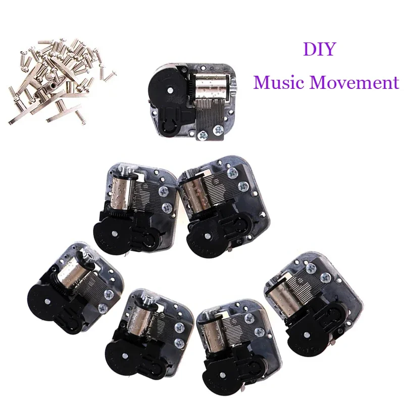 10pcs Anime Music Wind Up Movement Fix you Sakura Conan DIY Mechanical Cute Birthday Gifts