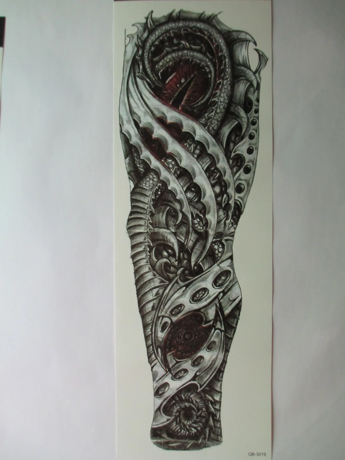 Augen des Drachen Große temporäre Tattoo-Aufkleber Männer voller Arm Bein Fake Transfer Tattoo Sexy Produkte profiliert Tatuagem Temporaria – Detail 2