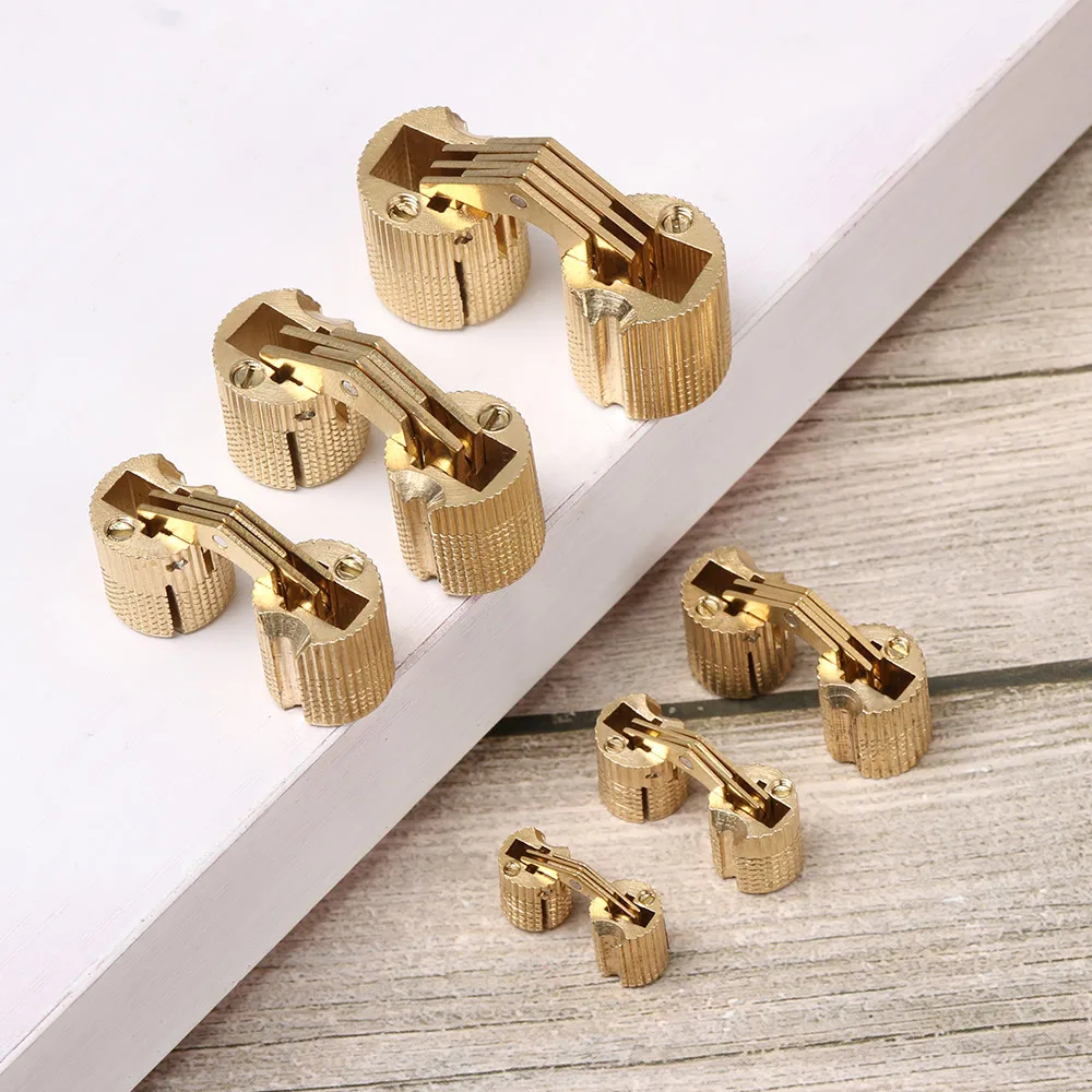 Furniture Brass Hinges 8-18mm For Invisible Door