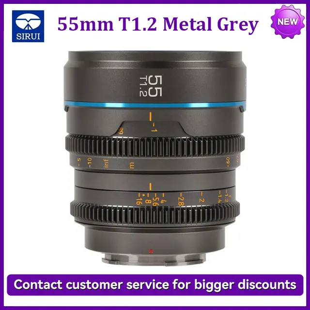 Sirui Night Walker 24mm / 35mm / 55mm T1.2 16mm 75mm S35 Cine Lens