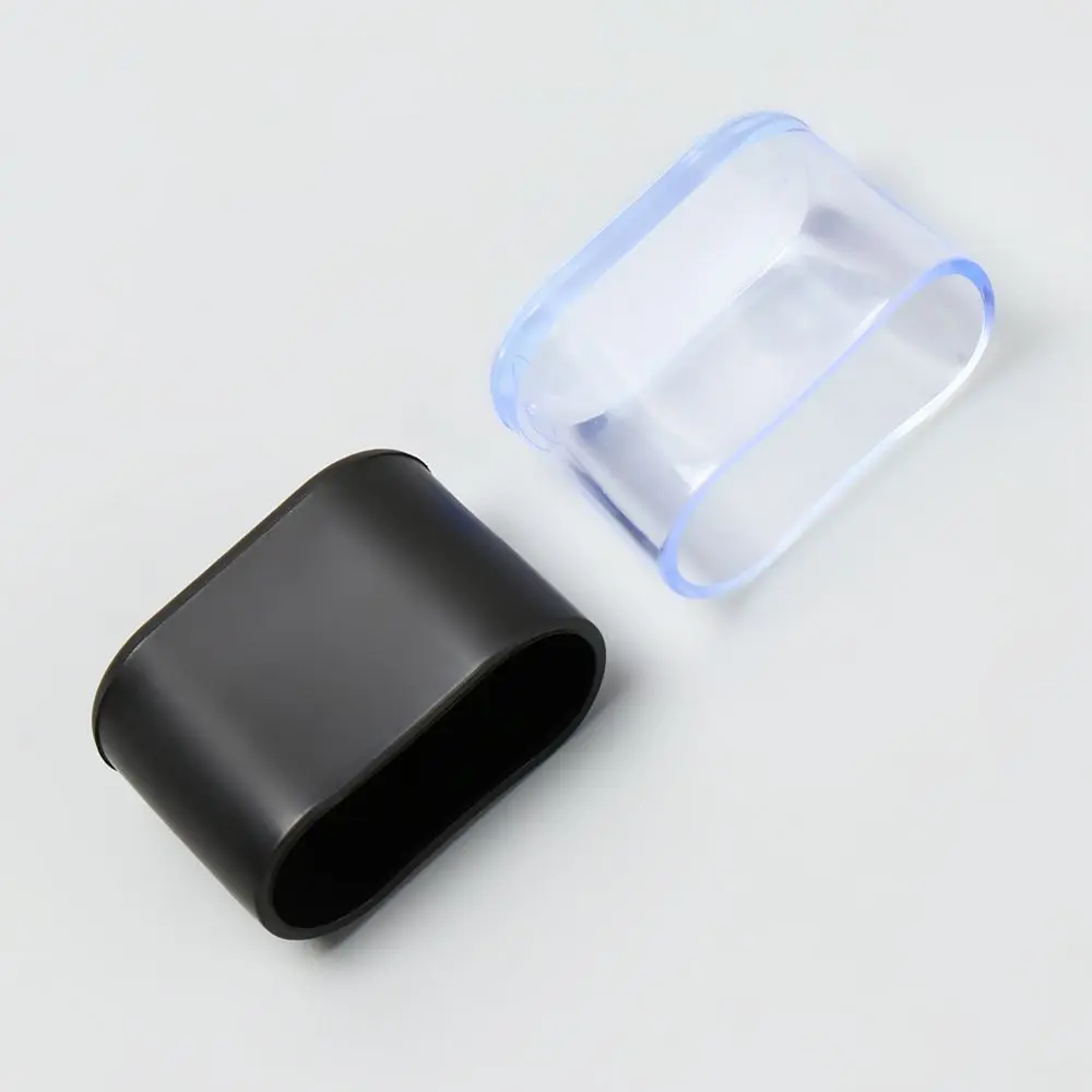 Silicone Oval Chair Leg Caps Furniture Floor Protectors