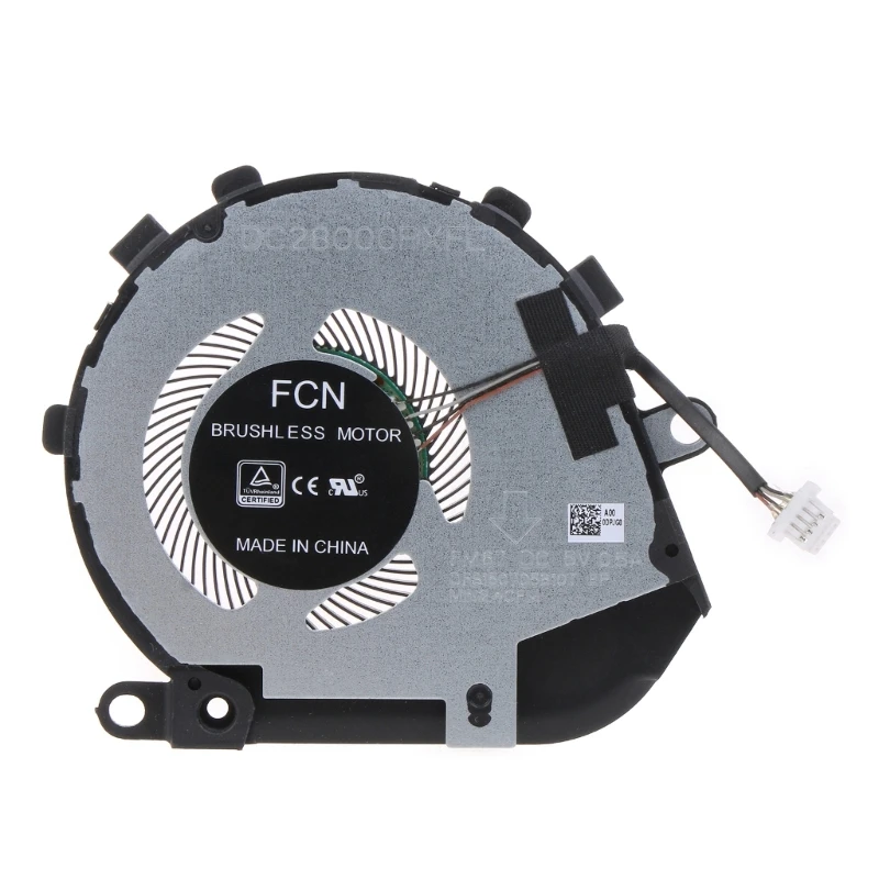 

1PC Laptop CPU Cooling Fan DC5V 0.4A 4pin Radiator for Dell 7410 2-in-1