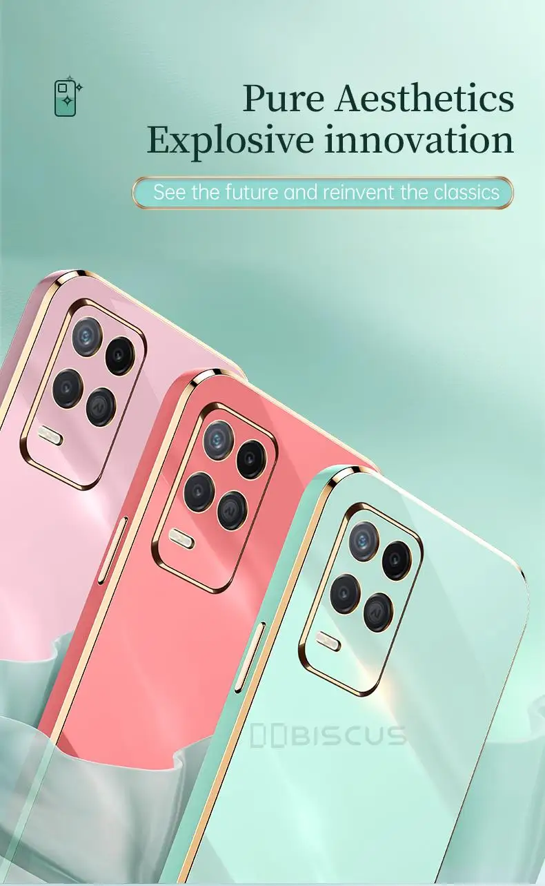 Per il caso di OPPO A16S A53 A53S A16 A15S A15 A74 5G A54 A55 A36 A96 A93 A94 A9 2020 Placcatura di lusso Molle Del Silicone Funda Carca_voghion.com