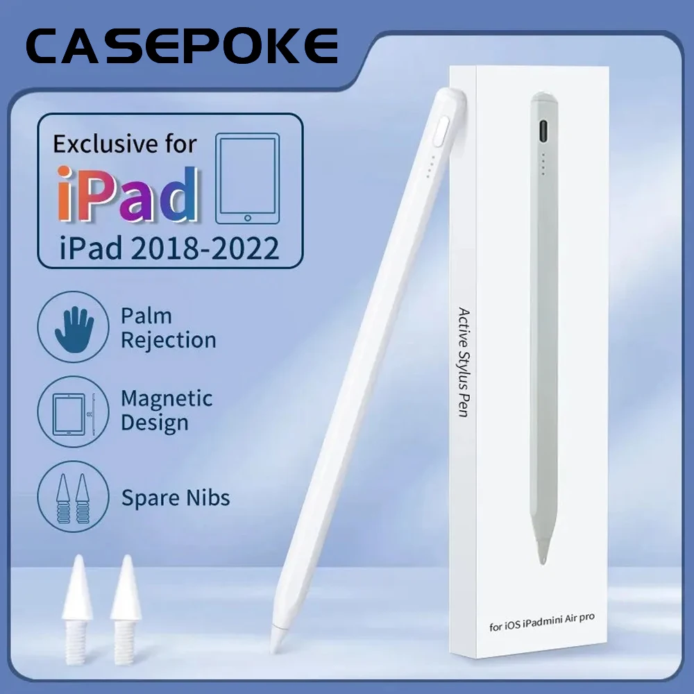 Per Apple Pencil Power Display Palm Rejection Ipad Pencil Stylus Pen Per Accessori Ipad 2022 2021 2020 2019 2018 Pro Air Mini