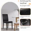 Dining Chairs Set of 4,Dining Room Chairs Upholstered PU Leather Kitchen Chair for Home Kitchen Bedroom Living Room Restaurant 5