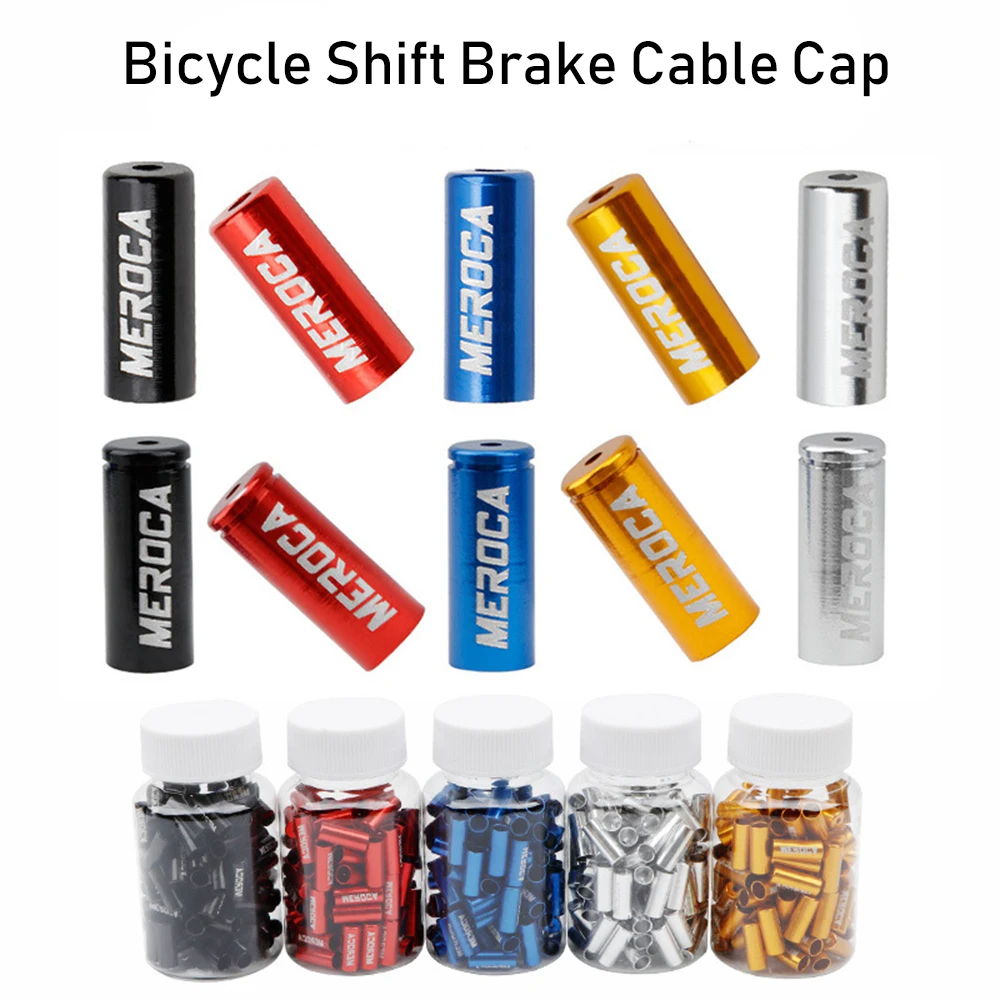 

4mm 5mm Derailleur Shift Brake Aluminum Alloy Accessories Cable End Cap Wire Tip Dust Cover Housing Ferrules Crimps