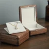 *Solid wood jewelry storage box, jewelry small box, portable and exquisite 4