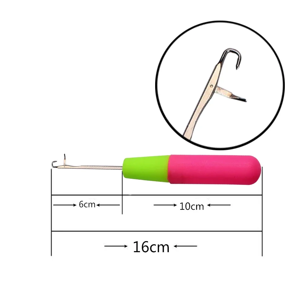 Latch Crochet Hook Needle Plastic Knitt For Making Jumbo Braiding Dreadlock Hair Tools Weaving Dreadlock Extension