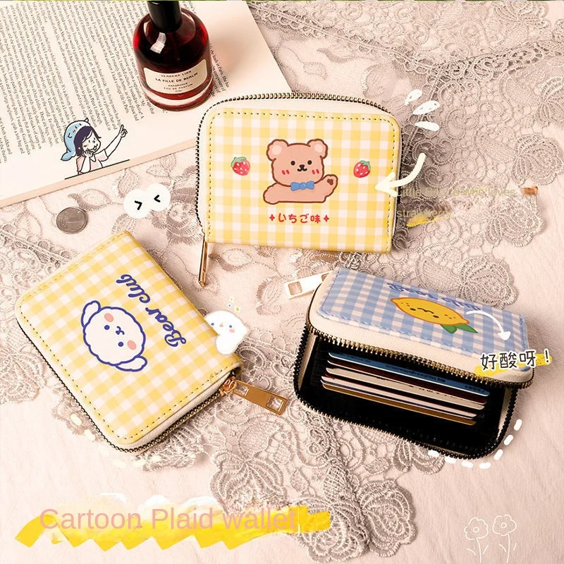 Women Girl's Card Holder Exquisite Ins Cute Wallet Large Capacity