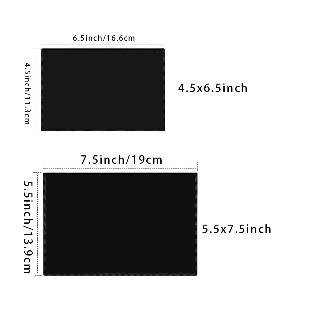 Black Magnetic Photo Frame 10 Piece Set Refrigerator Magnet Picture Sleeves Wall Art Poster Hanger Home Decoration Holder photo frame