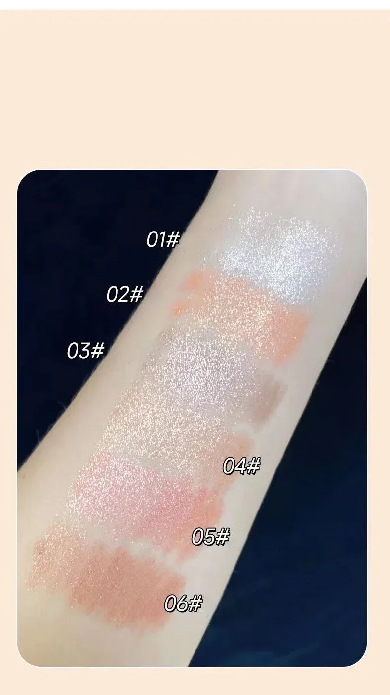 Double-headed Shimmer Eyeshadow Stick Easy Glitter Highlighter Eyeshadow Pencil Brightening Makeup Champagne Gold Eyeliner eyeshadow stick eyeshadow pencil eyeshadow pen eyeshadow eyeliner