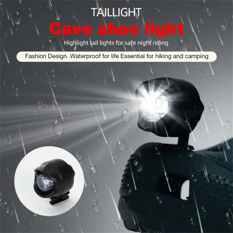 Headlight For Croc Small Lights For Croc Shoes Decoration Shoe Accessories Lights Charms Outdoor Night Running Walking Headlight camping lamp camping lights solar flood light