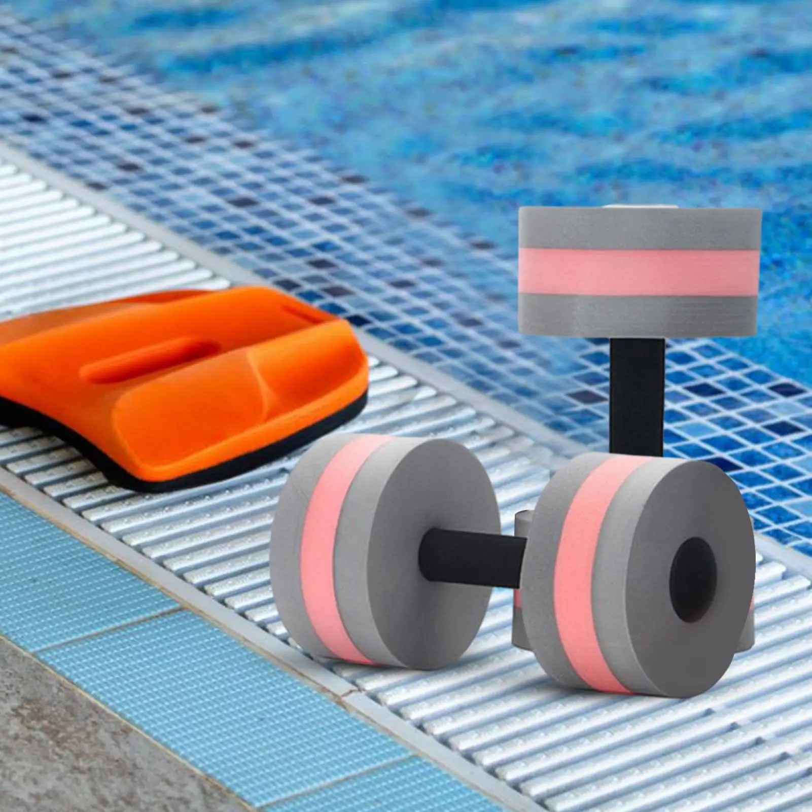 Pool Exercise Dumbbell EVAFoam Water Aquatics Dumbbell Body Shaping Fat Loss Swimming Pool Dumbbell Postpartum Recovery Floating
