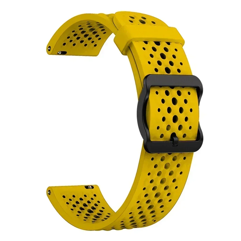Premium 22mm Soft Silicone Sport Watch Strap – Universal Fit