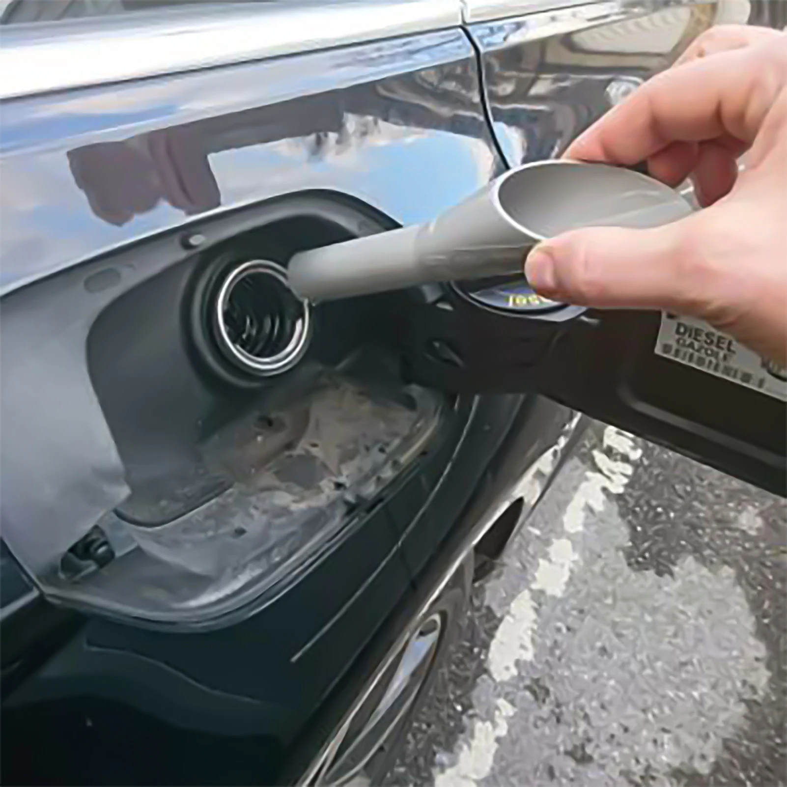 1782177 Emergency Capless Fuel Fill Filler Funnel Spout Adapter White for FORD FOCUS MONDEO FIESTA TRANSIT S-MAX GALAXY