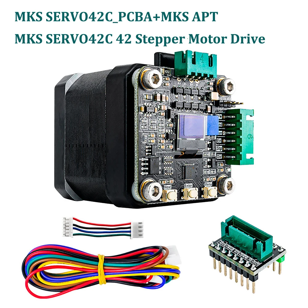 

Makerbase MKS SERVO42C PCBA MKS APT Mute Drive Replace TMC2209 NEMA17 Closed Loop Stepper Motor Driver CNC 3D Printer Parts