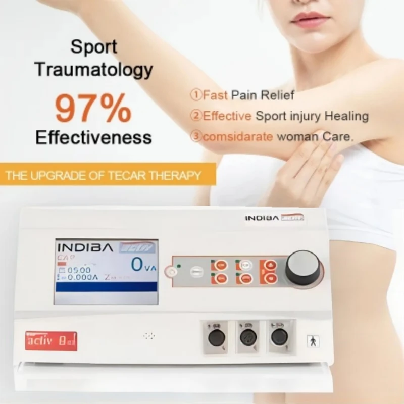 

Portable Thermal System CET RET Smart Diathermy Machine Indiba Tecar Physiotherapy 448khz ER45 Body Shaping Device For Home 2024
