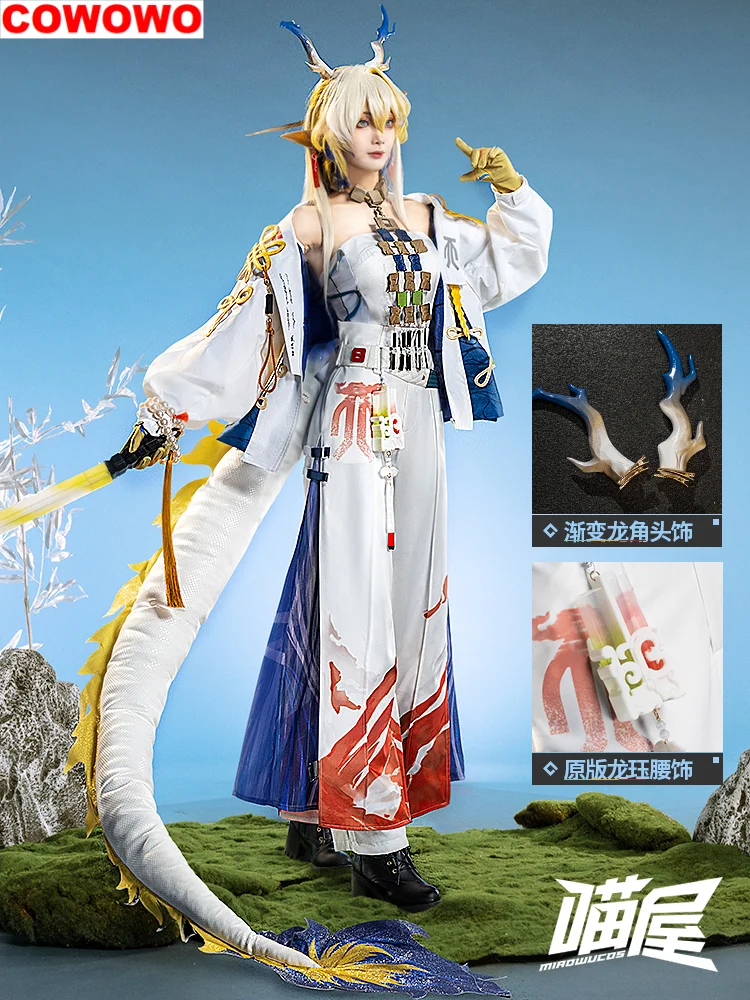 

COWOWO Meow House Shop Arknights Shu Cosplay Costume Cos Game Anime Party Uniform Hallowen Play Role Clothes Clothing