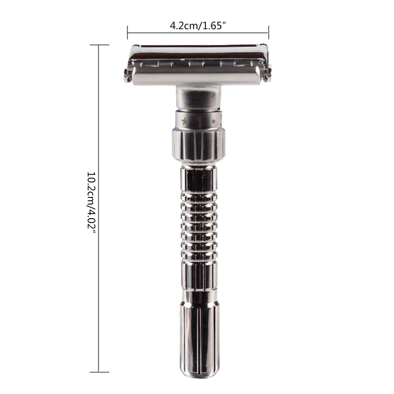 Adjustable Safety Razor for Men with Case