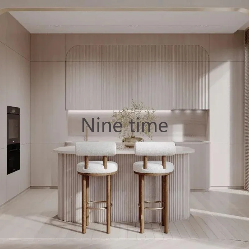 Velvet Kitchen Island Bar Chairs Dining Barstool White Waiting Bar Stool Makeup Artist Round Cadeira Ergonomica Home Furniture