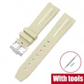 Khaki white line