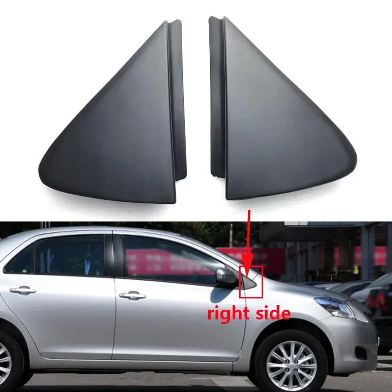 For Toyota Vios 2008 2009 2010 2011 2012 2013 Front Window Side Mirror Triangle Garnish Cover Panel Plate Corner door mirror cover door mirror cover replacement