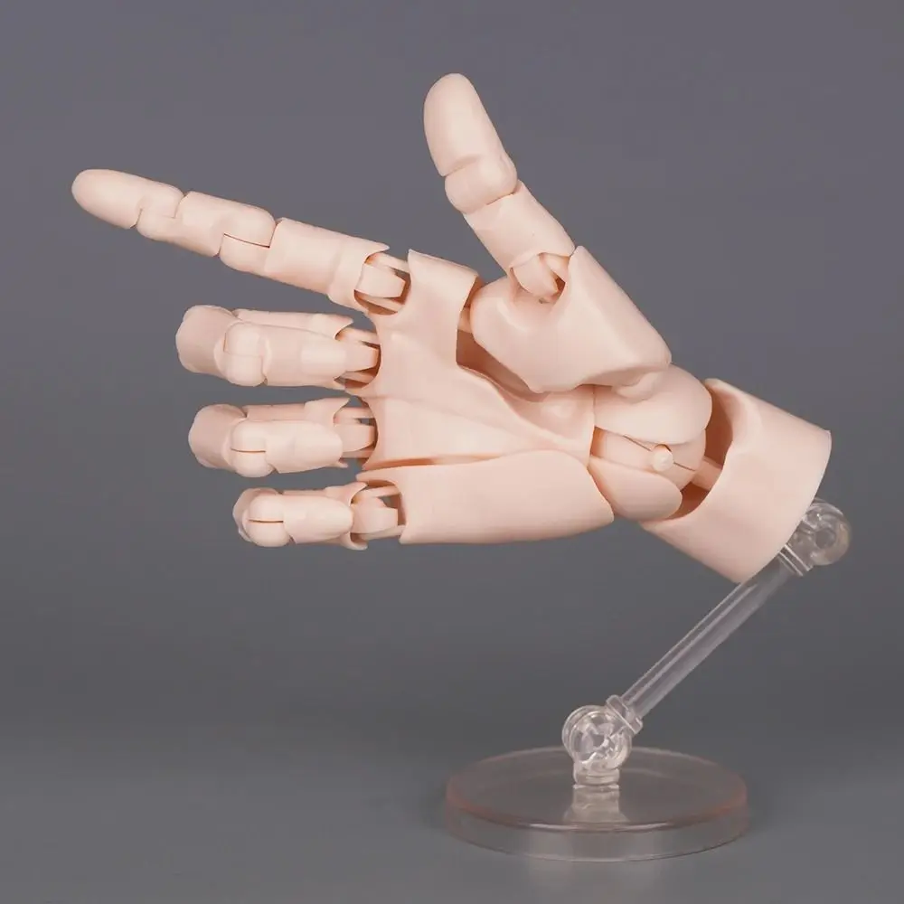 Plastic Hand Joint Movable Model Biomimetic Manikin Hand Simulation Hand Action Figure Mannequin Collectible Anime Hand Model