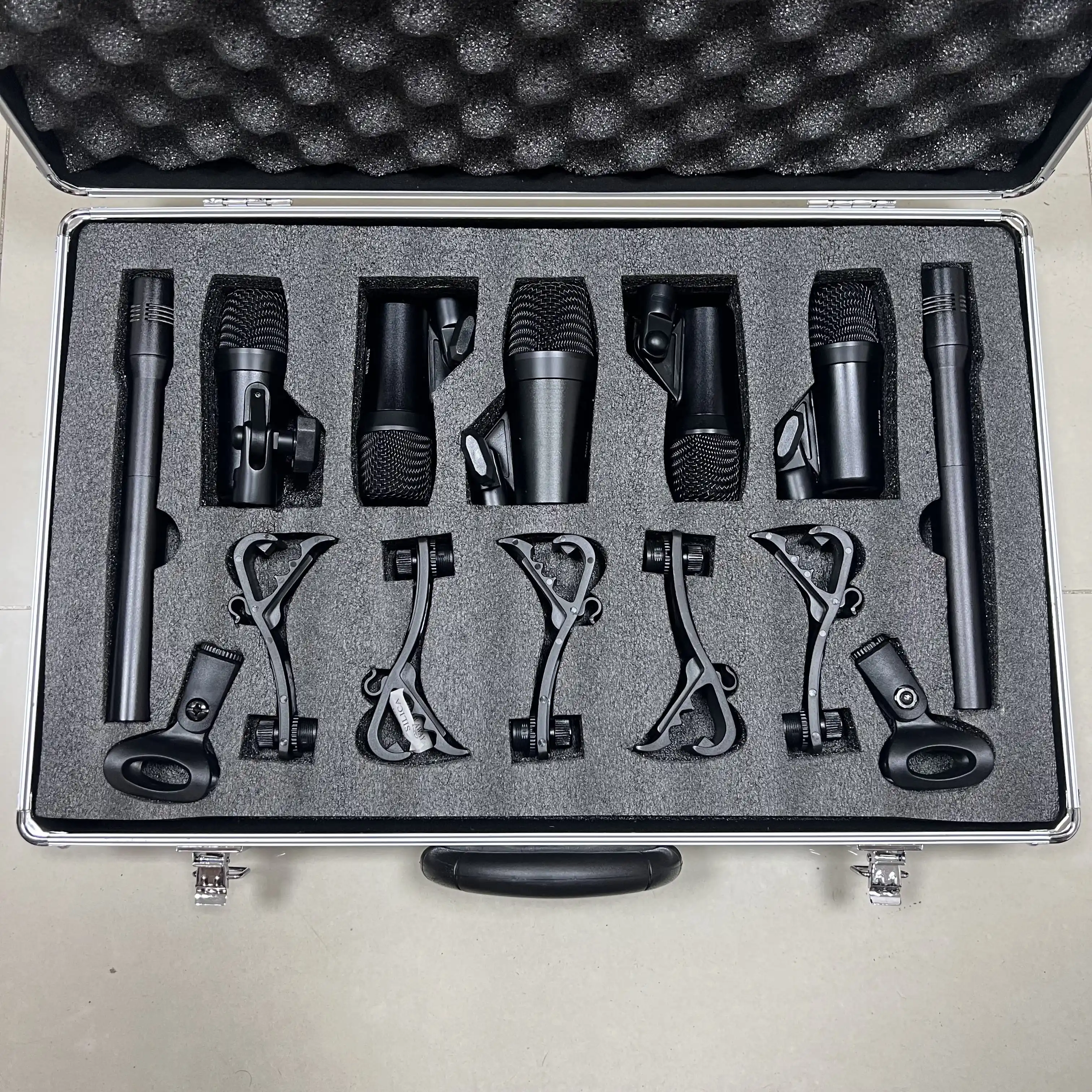 

7-piece drum microphone stand Drum pickup band stage performance recording microphone